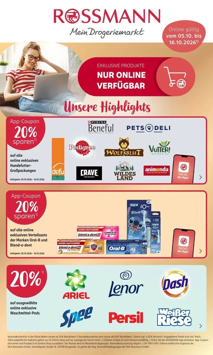 Prospekt Rossmann, Seite 1 von 6