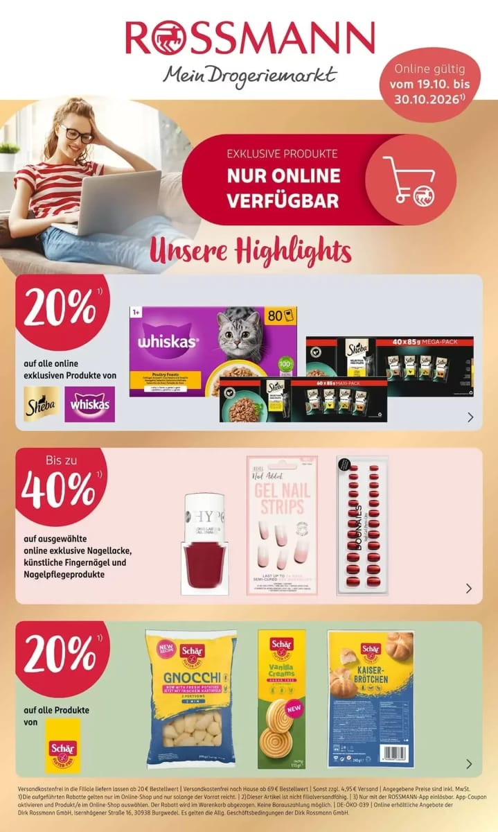 Prospekt Rossmann, Seite 1 von 7