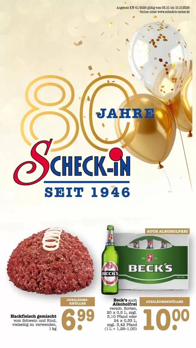 Prospekt Scheck-In-Center, Seite 1 von 78