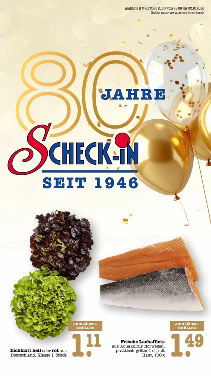 Prospekt Scheck-In-Center, Seite 1 von 65