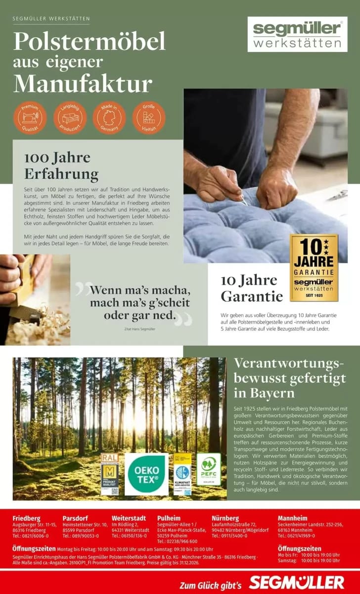 Prospekt Segmüller, Seite 14 von 14