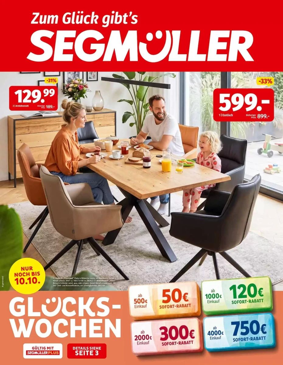 Prospekt Segmüller, Seite 1 von 6