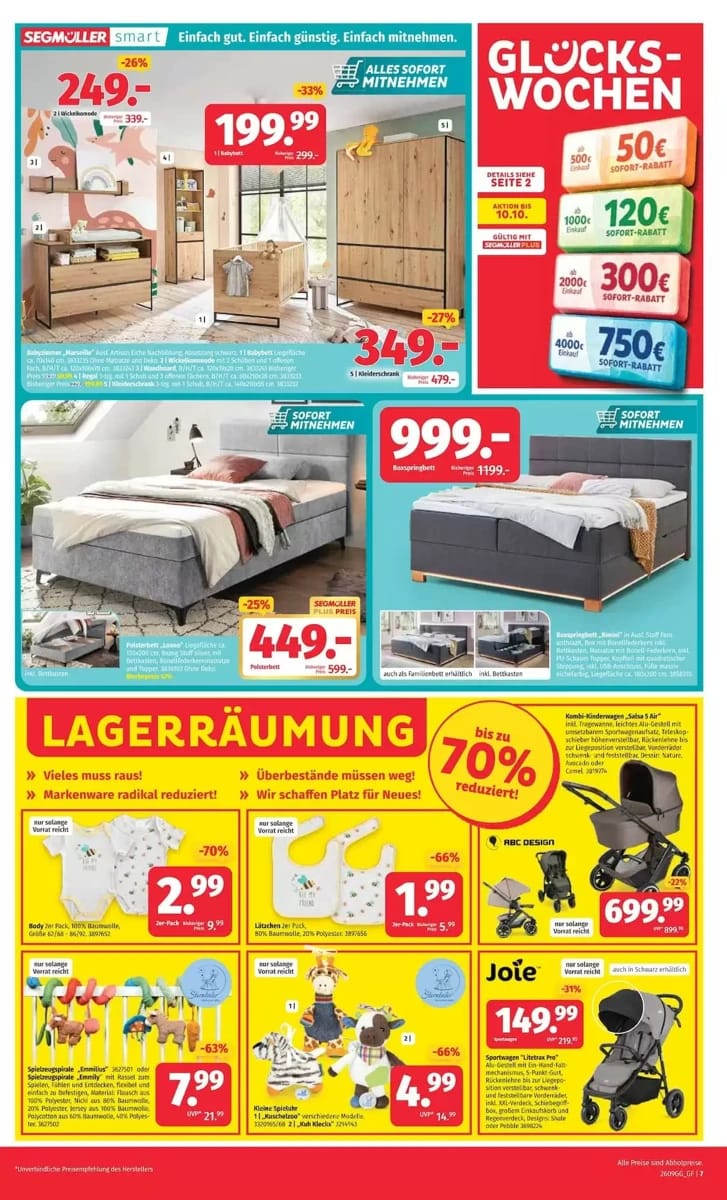 Prospekt Segmüller, Seite 9 von 10