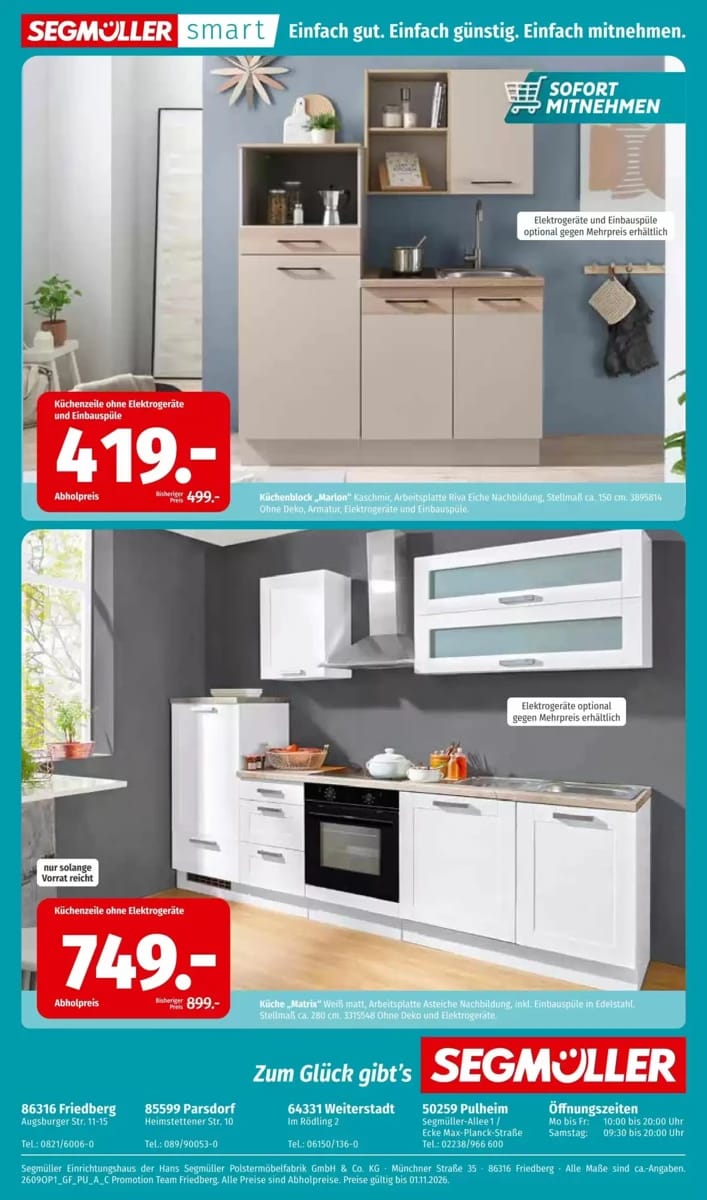 Prospekt Segmüller, Seite 18 von 18