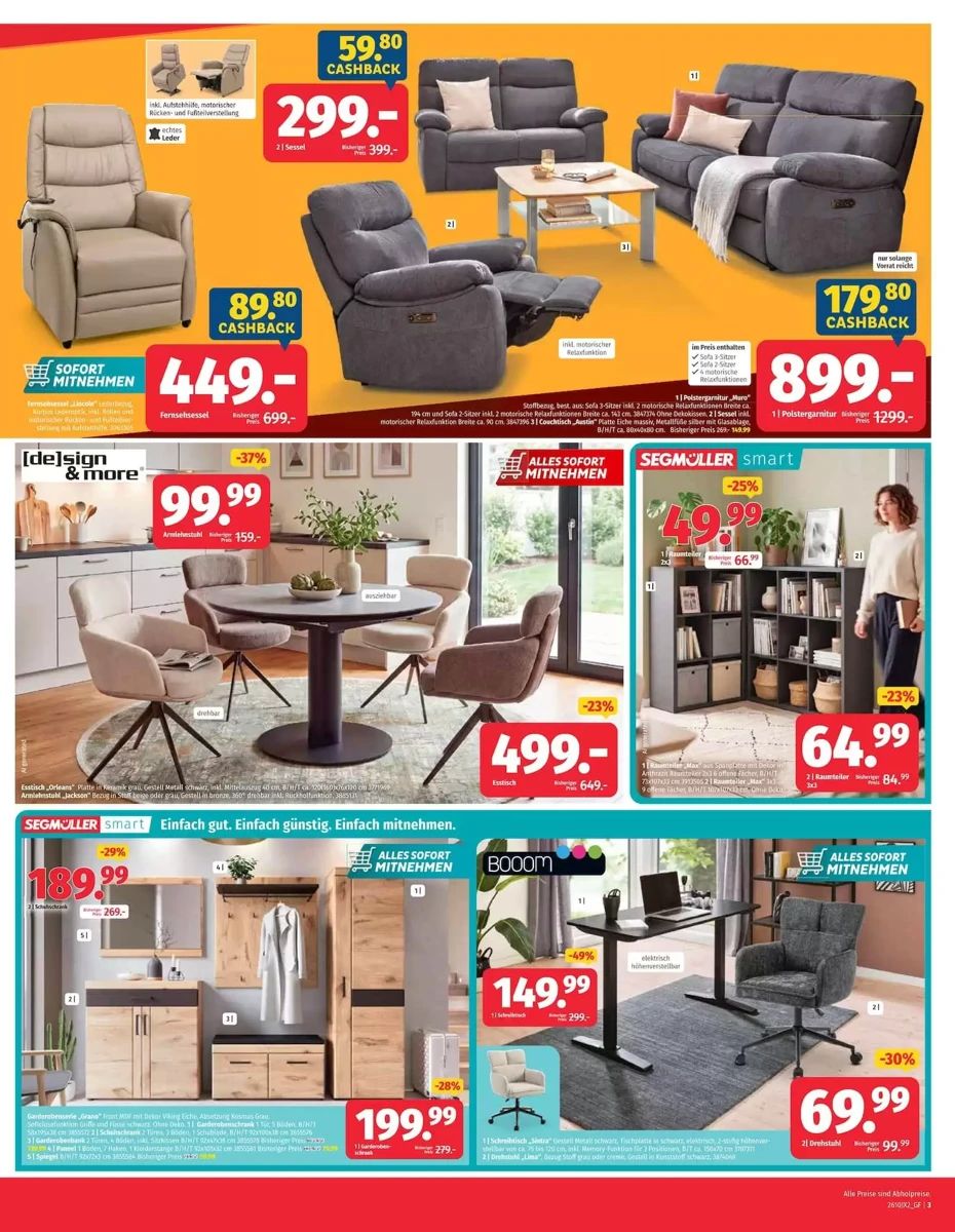 Prospekt Segmüller, Seite 3 von 6