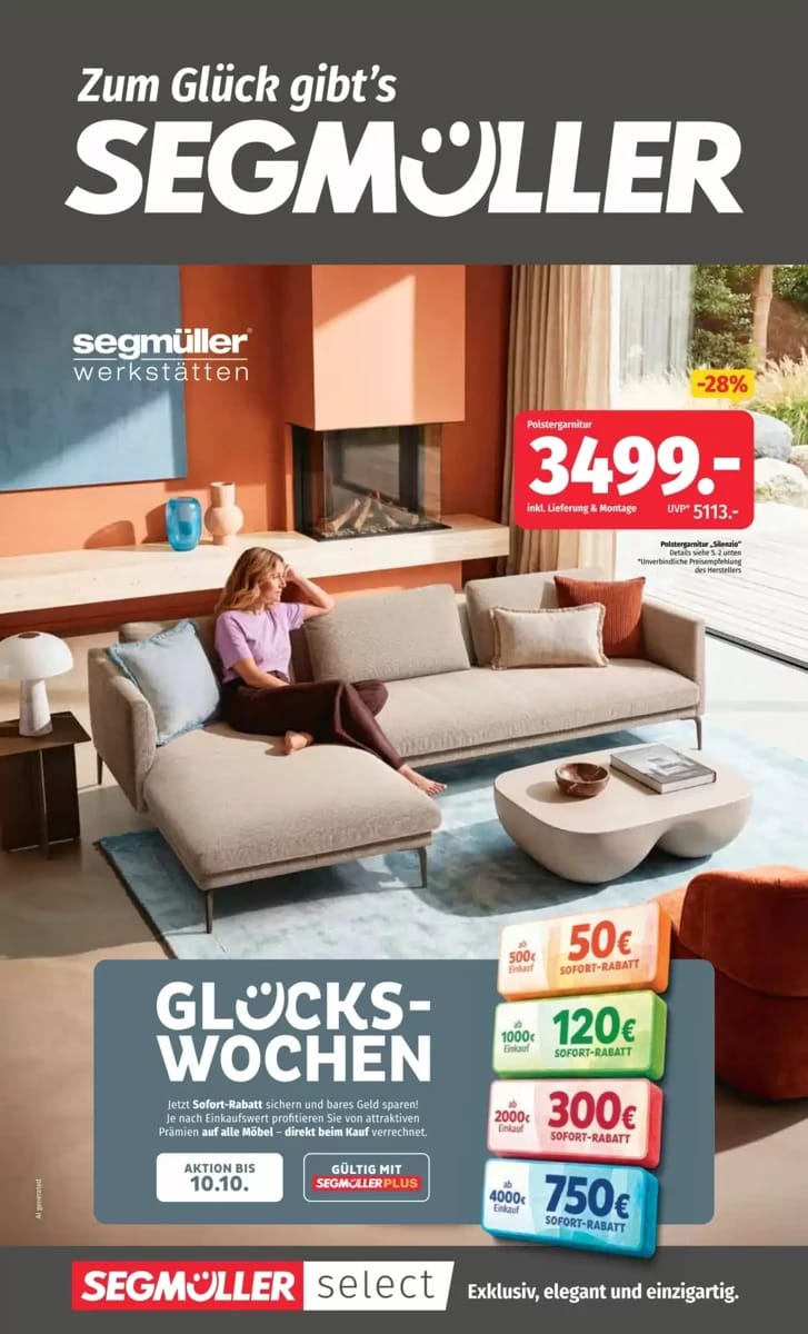 Prospekt Segmüller, Seite 1 von 8