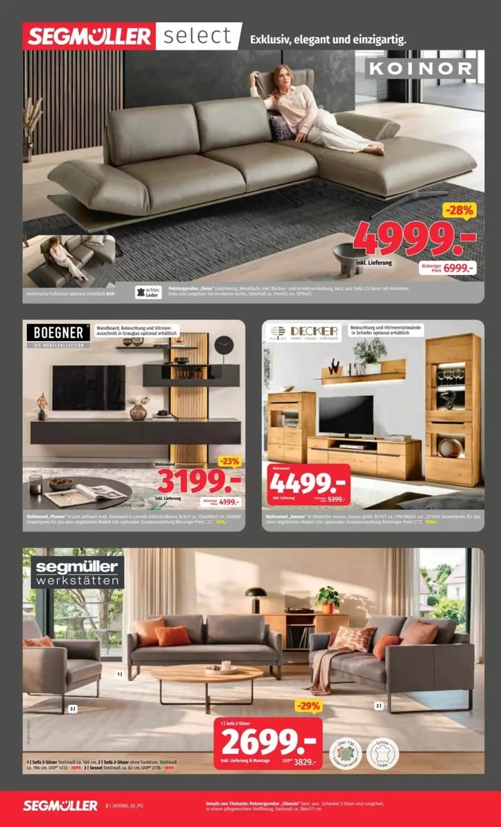 Prospekt Segmüller, Seite 2 von 8