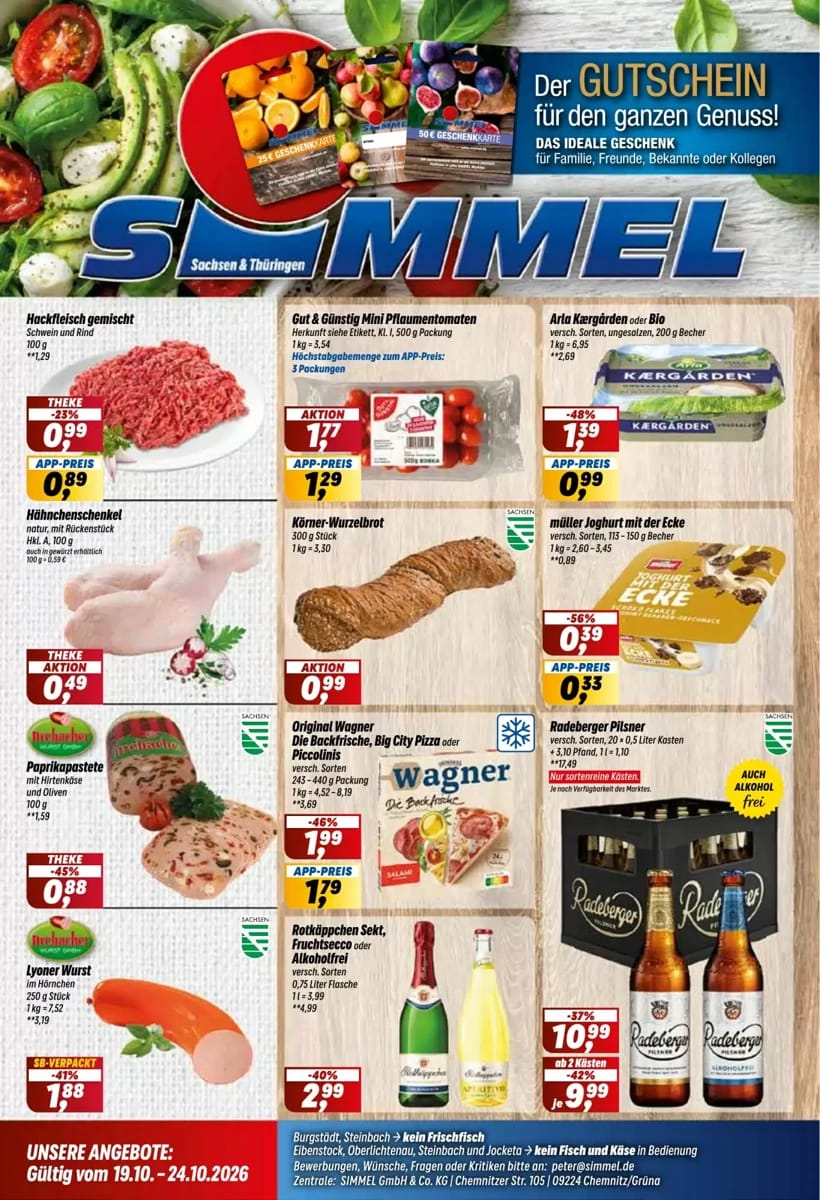 Prospekt Simmel, Seite 1 von 8