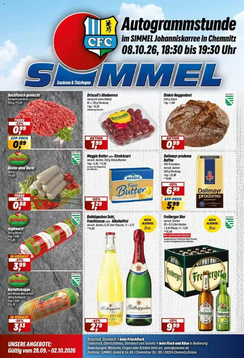Prospekt Simmel, Seite 1 von 8