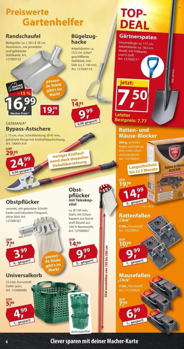 Prospekt Sonderpreis Baumarkt, Seite 6 von 16