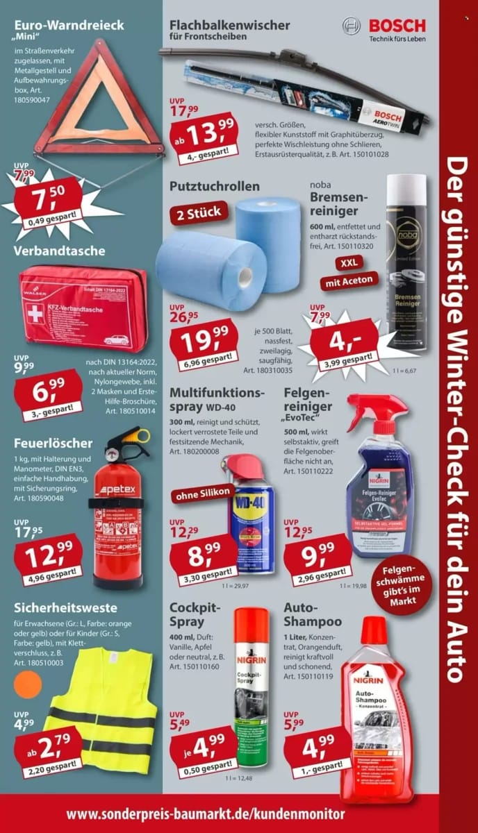 Prospekt Sonderpreis Baumarkt, Seite 9 von 16