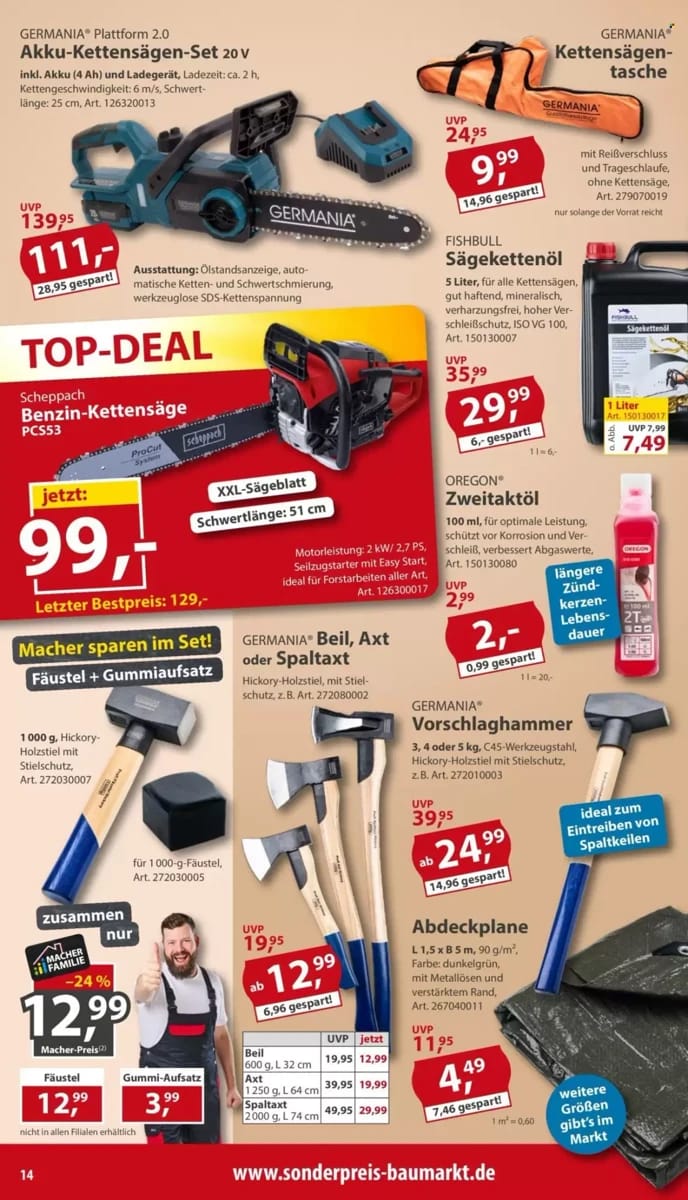Prospekt Sonderpreis Baumarkt, Seite 14 von 16