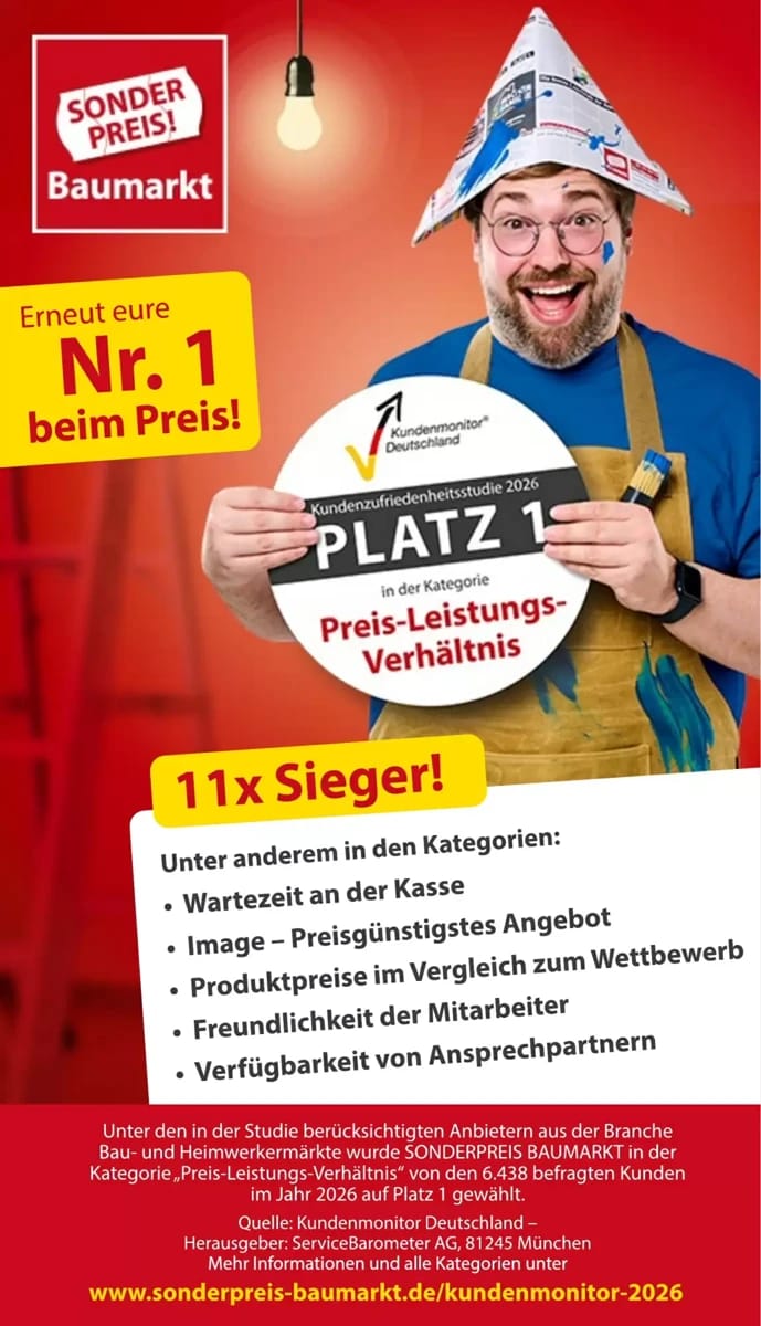 Prospekt Sonderpreis Baumarkt, Seite 3 von 6