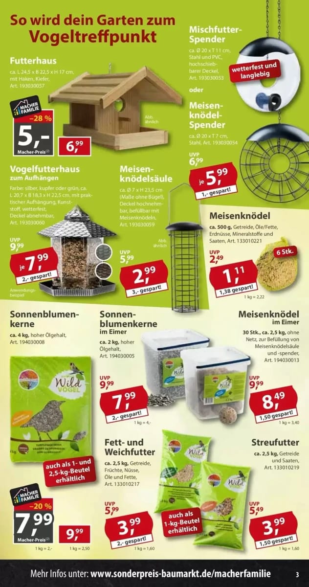 Prospekt Sonderpreis Baumarkt, Seite 3 von 15