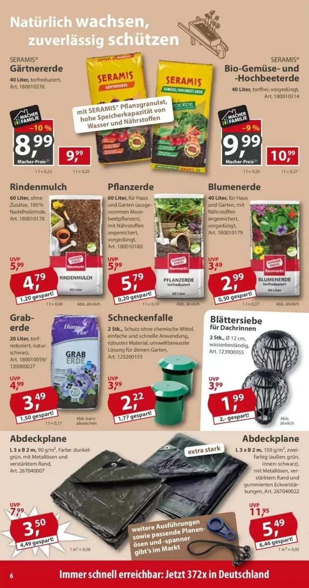 Prospekt Sonderpreis Baumarkt, Seite 6 von 15