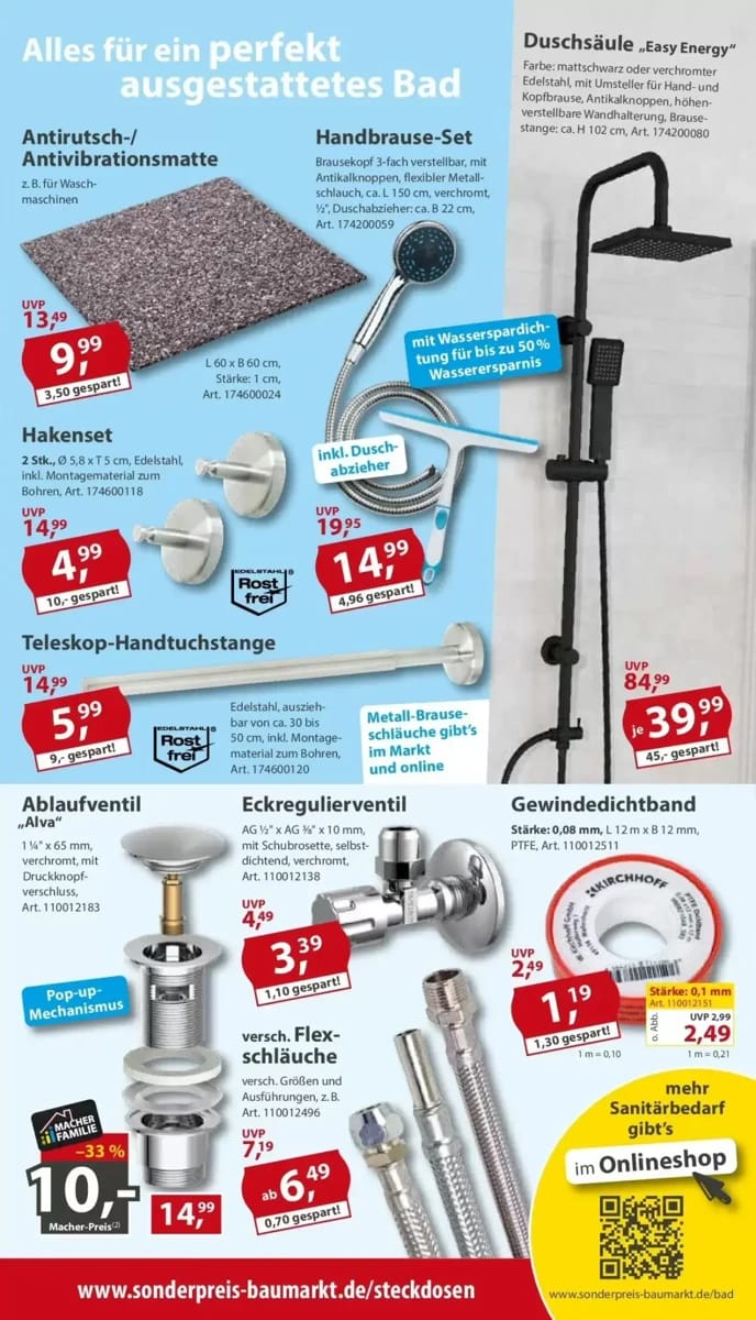 Prospekt Sonderpreis Baumarkt, Seite 15 von 15