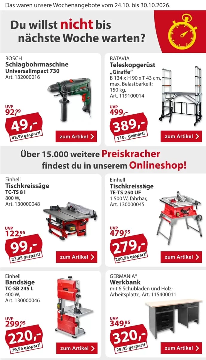 Prospekt Sonderpreis Baumarkt, Seite 2 von 4