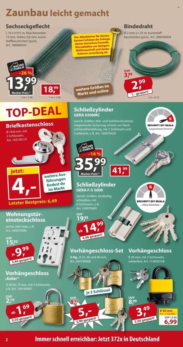 Prospekt Sonderpreis Baumarkt, Seite 2 von 16
