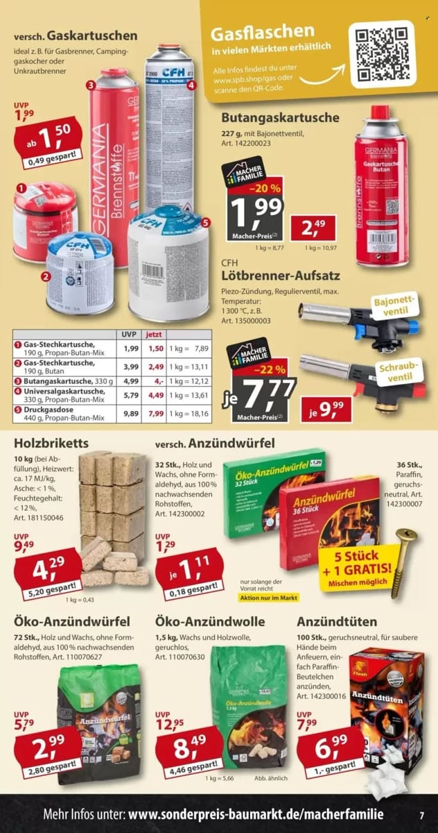 Prospekt Sonderpreis Baumarkt, Seite 7 von 16
