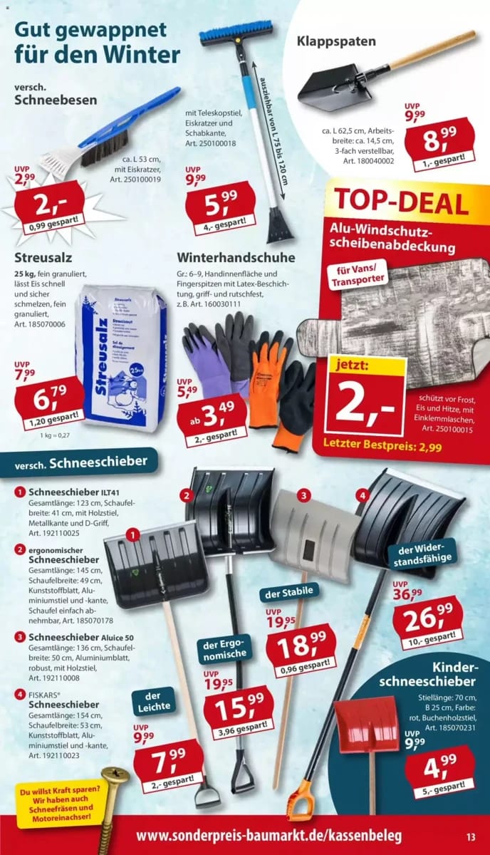 Prospekt Sonderpreis Baumarkt, Seite 13 von 18