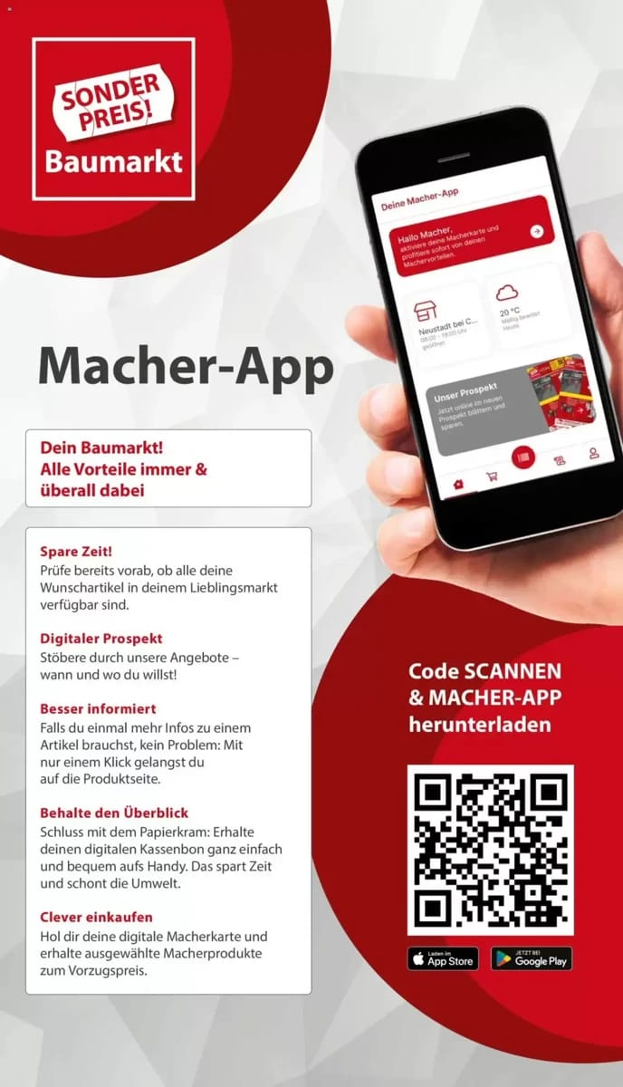 Prospekt Sonderpreis Baumarkt, Seite 16 von 18
