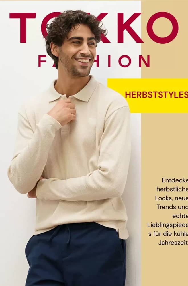 Titelseite des Prospekts von Takko Fashion, gültig 21. September 2026 – 19. Oktober 2026