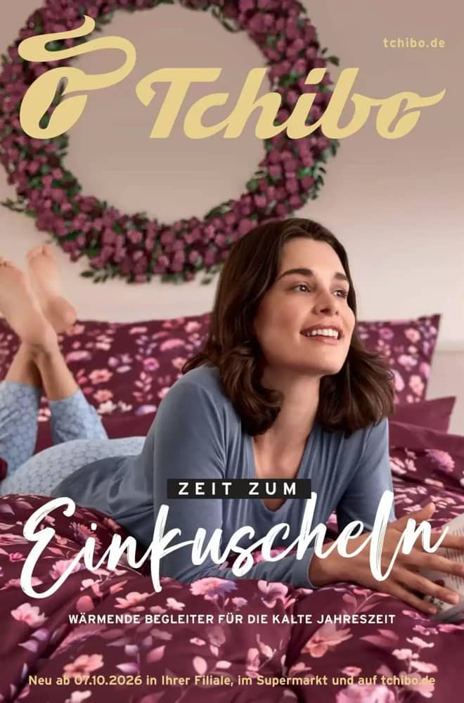 Titelseite des Prospekts von Tchibo, gültig 7–27 Oktober 2026