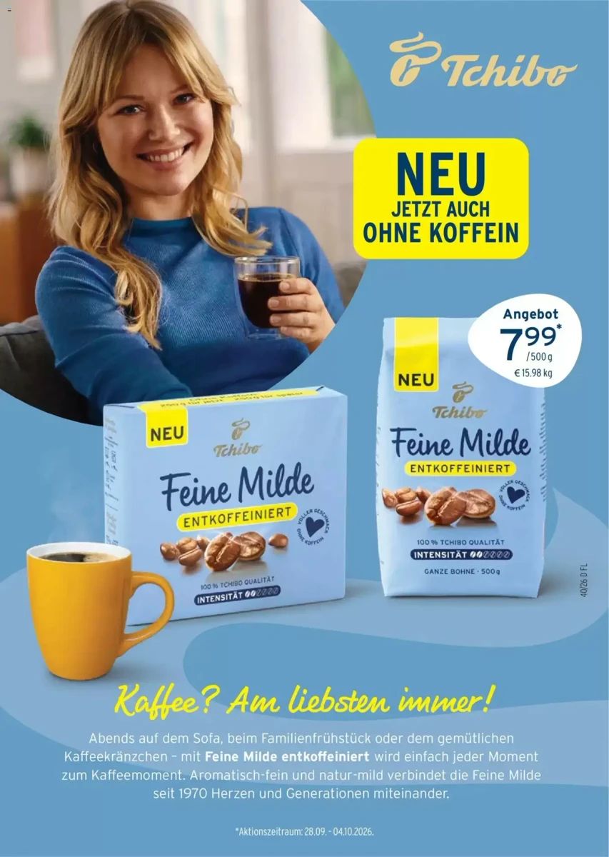 Prospekt Tchibo, Seite 40 von 40