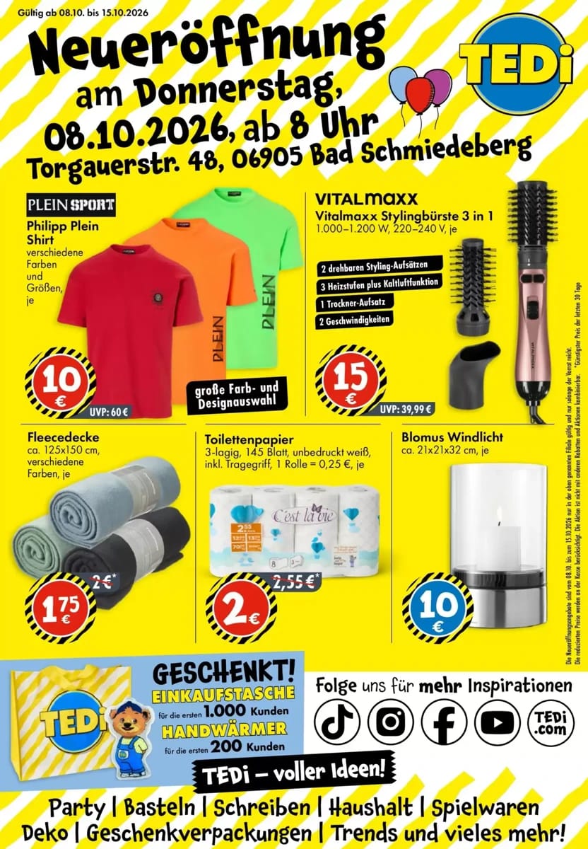 Prospekt Tedi, Seite 1 von 19