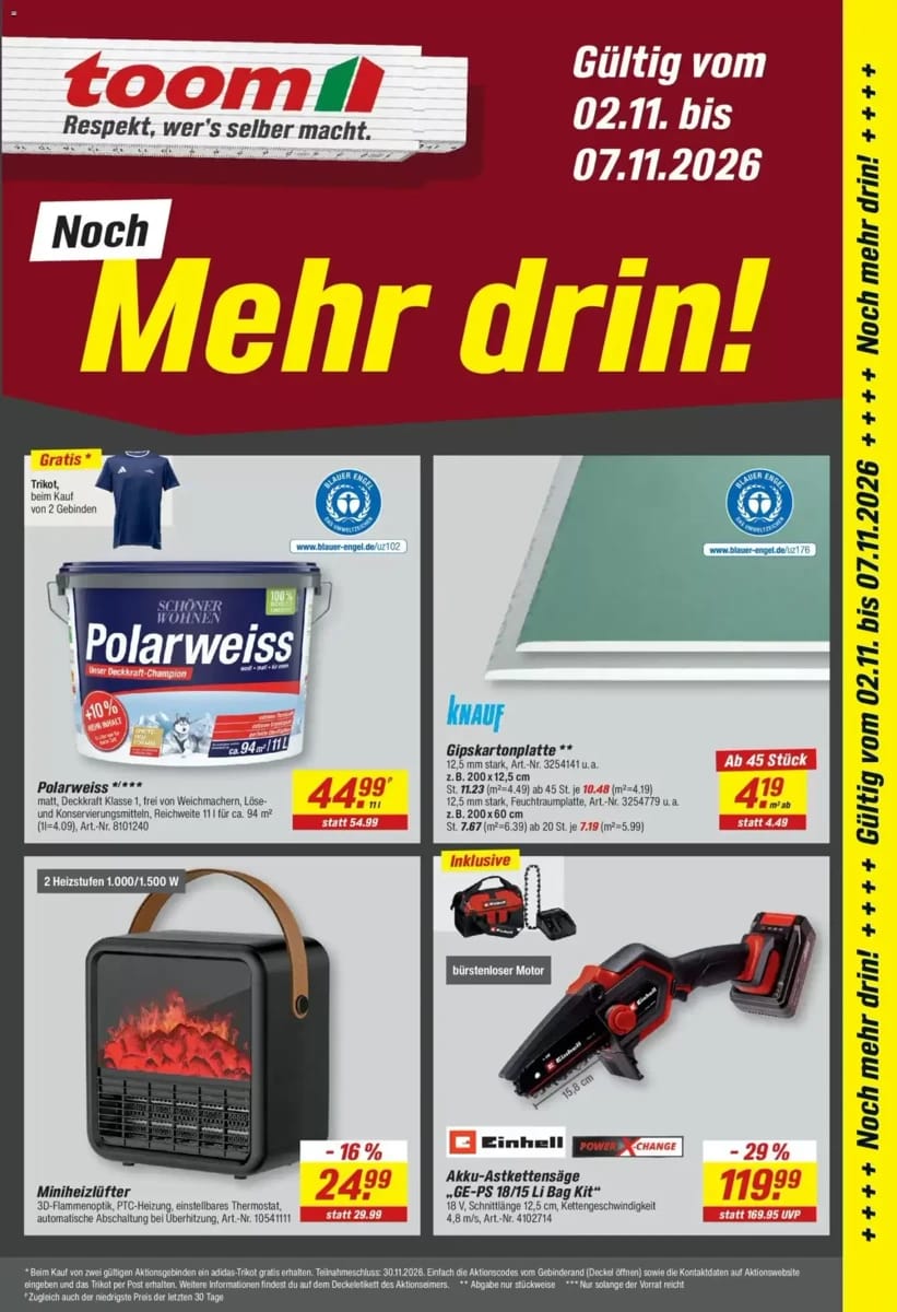 Prospekt Toom Baumarkt, Seite 1 von 4