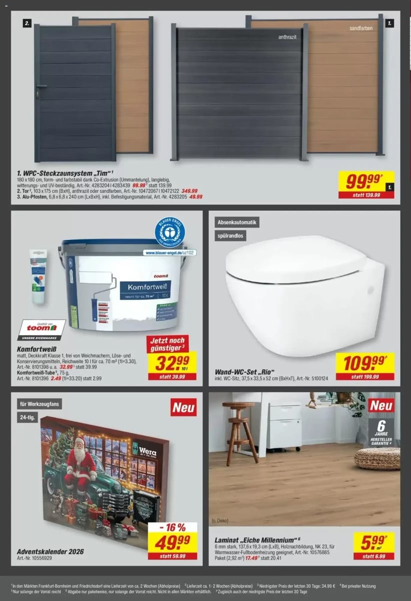 Prospekt Toom Baumarkt, Seite 4 von 4