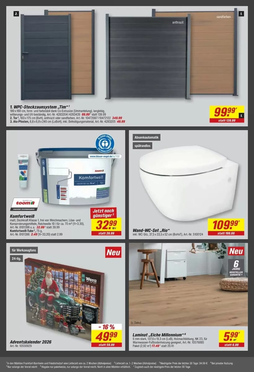 Prospekt Toom Baumarkt, Seite 32 von 32