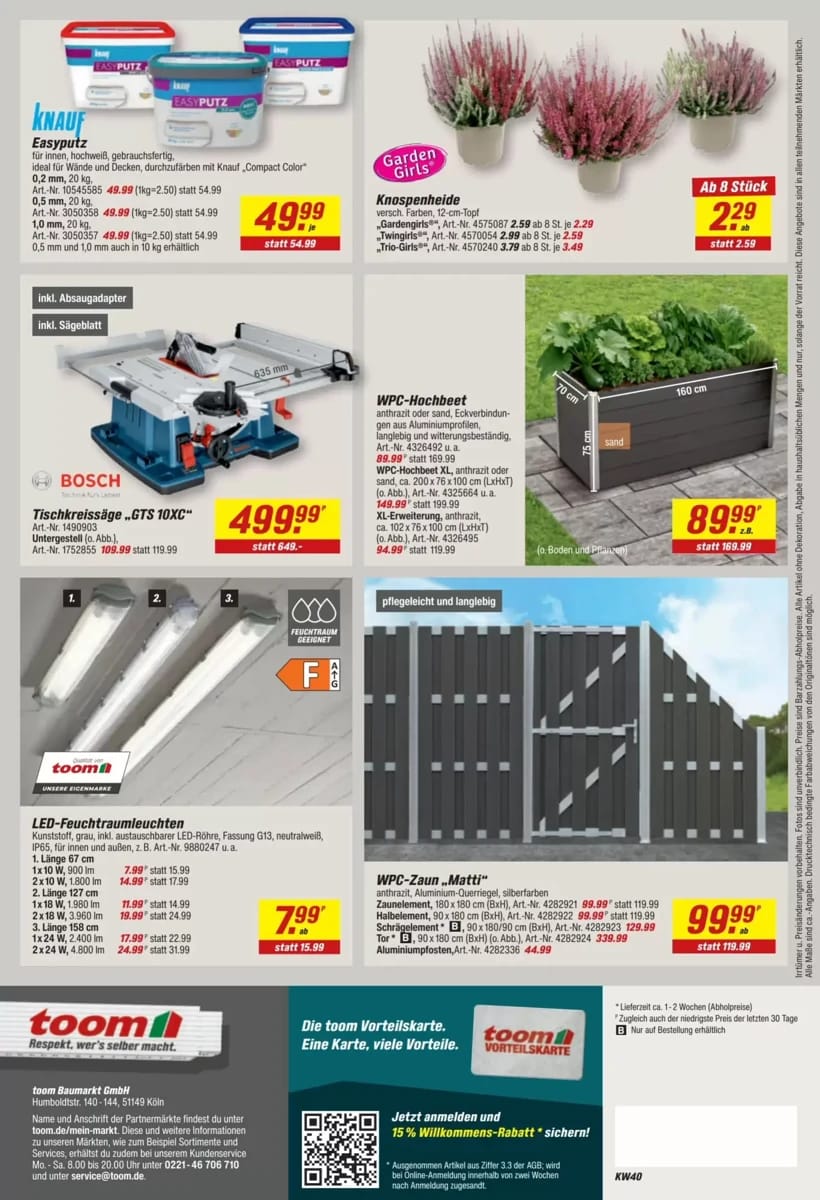 Prospekt Toom Baumarkt, Seite 28 von 32