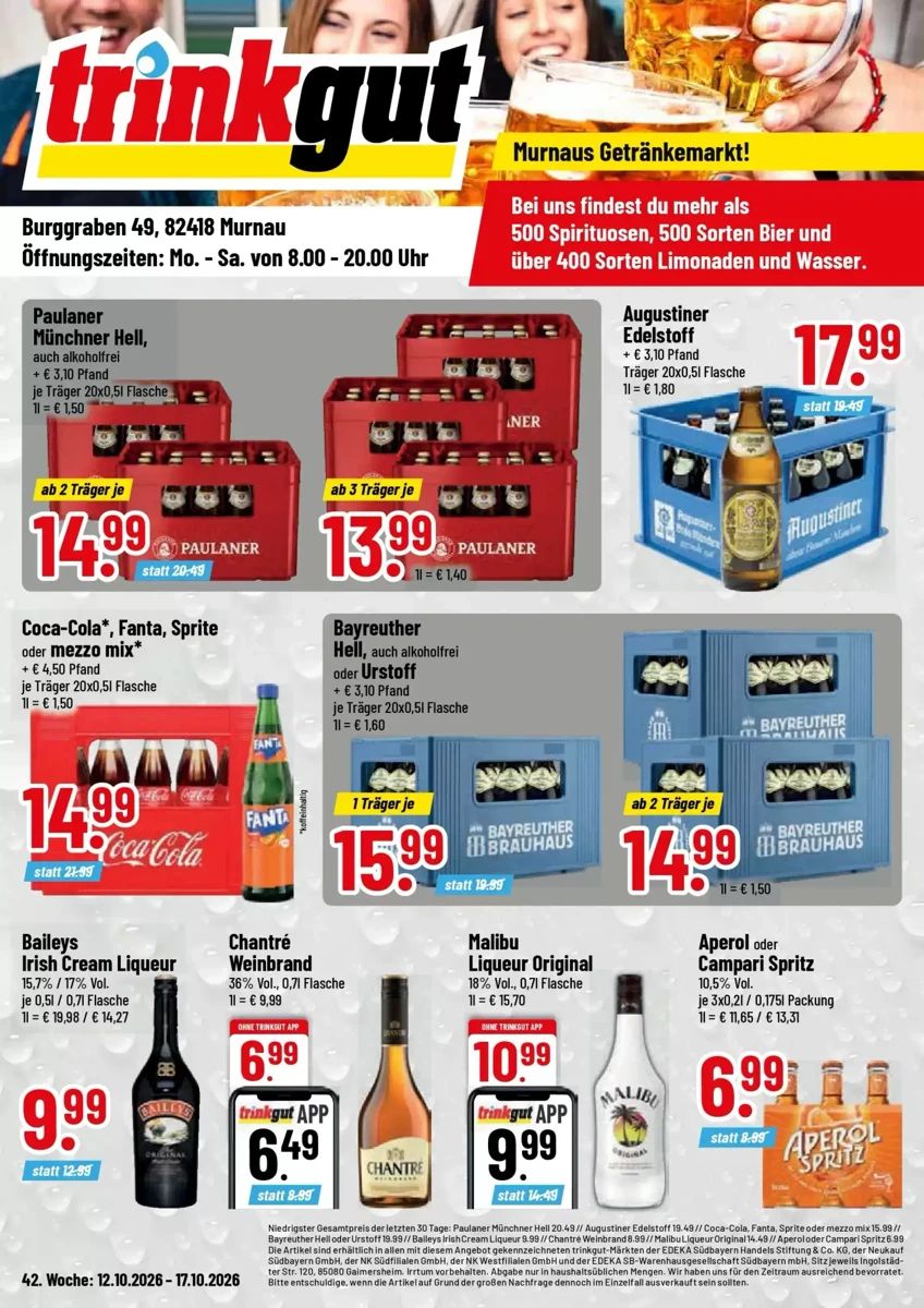 Prospekt Trinkgut, Seite 1 von 4
