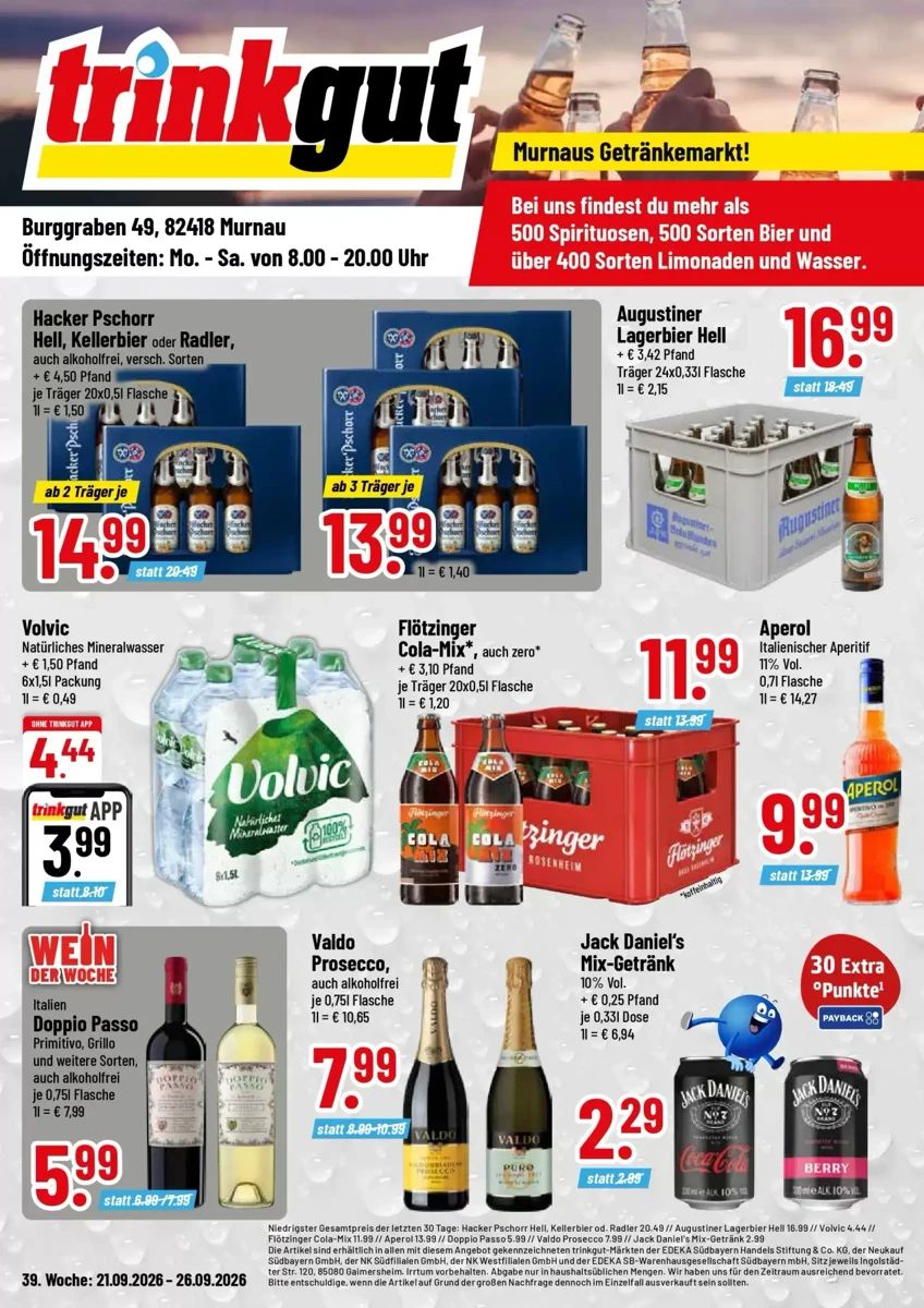 Prospekt Trinkgut, Seite 1 von 4