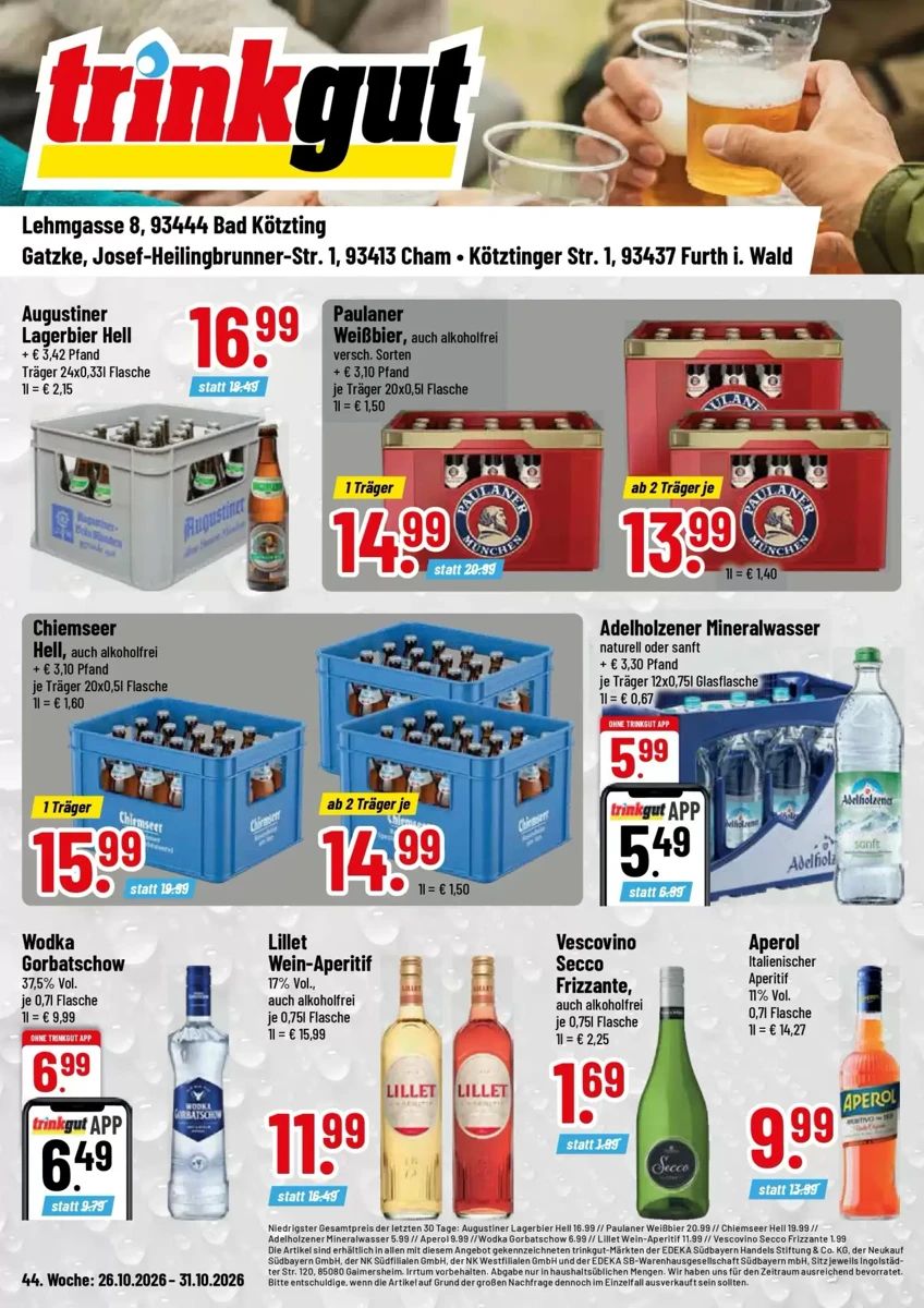 Prospekt Trinkgut, Seite 1 von 4