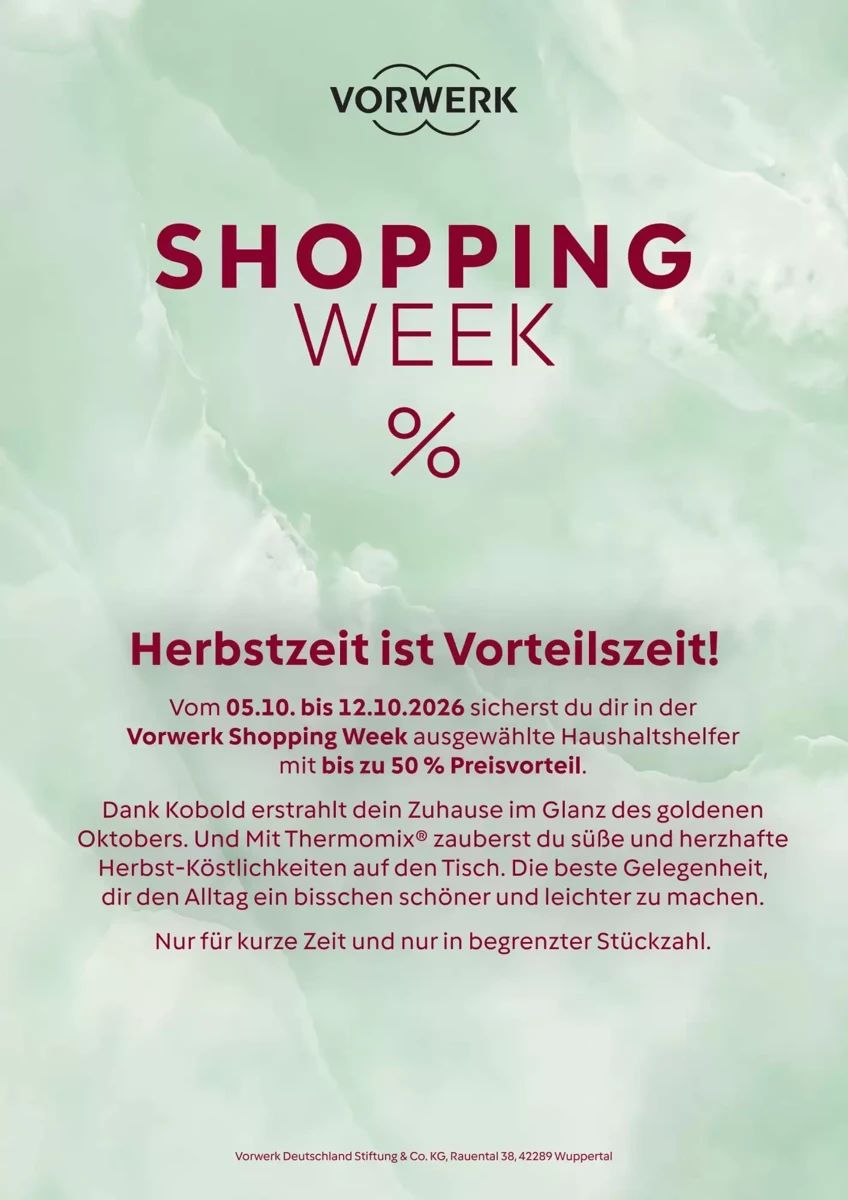 Prospekt Vorwerk, Seite 1 von 21