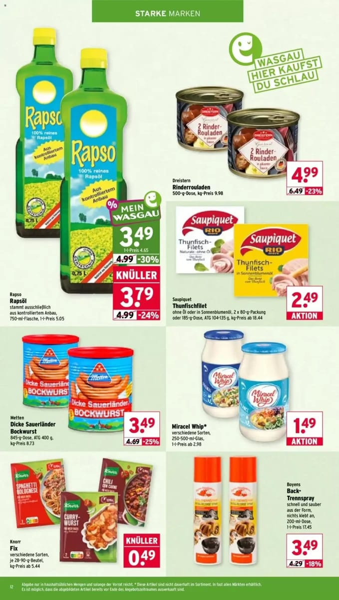 Prospekt Wasgau, Seite 12 von 24