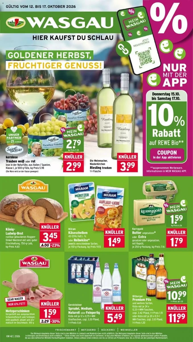 Prospekt Wasgau, Seite 1 von 26