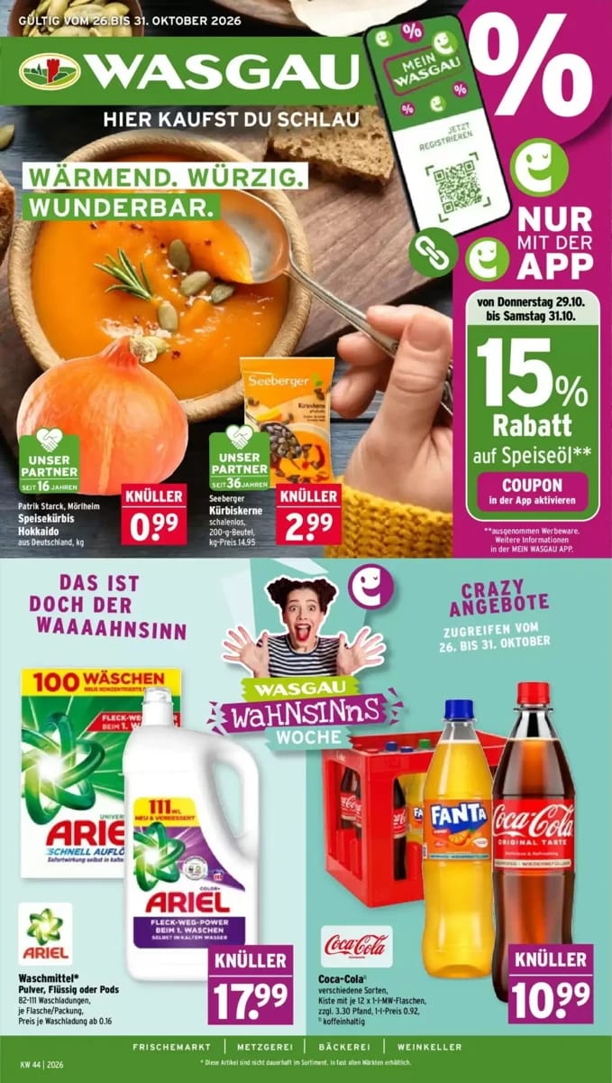 Prospekt Wasgau, Seite 1 von 28