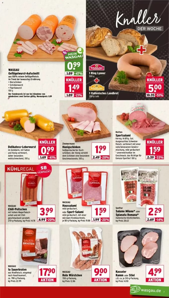 Prospekt Wasgau, Seite 7 von 28