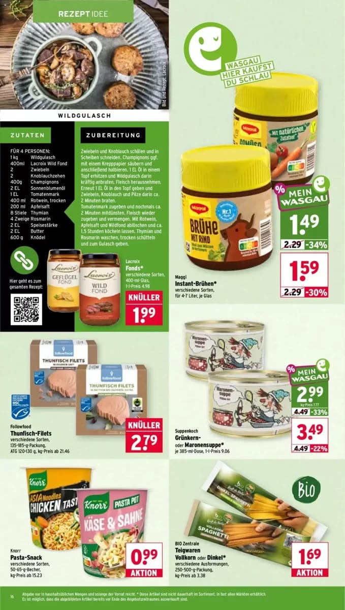 Prospekt Wasgau, Seite 16 von 30