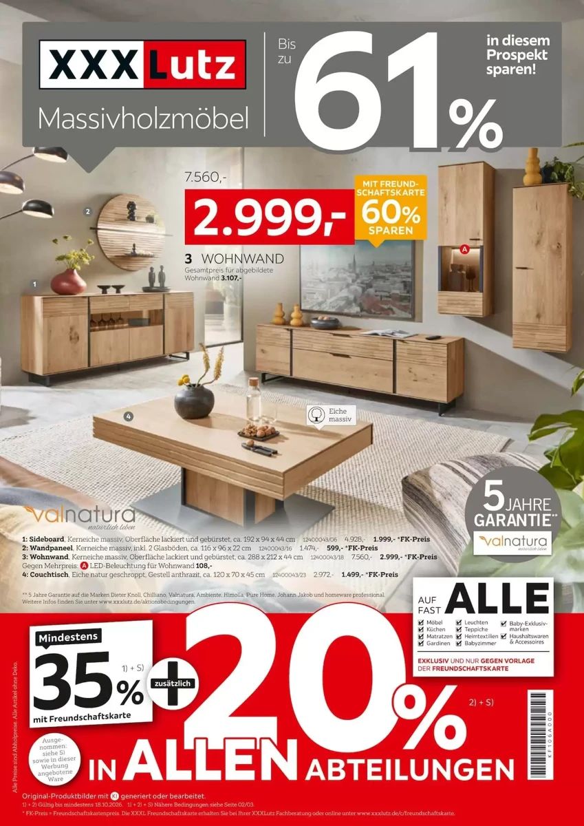 Prospekt XXXLutz, Seite 1 von 10