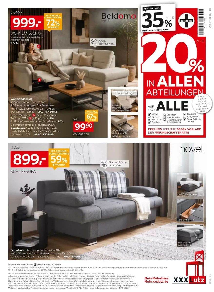 Prospekt XXXLutz, Seite 3 von 28
