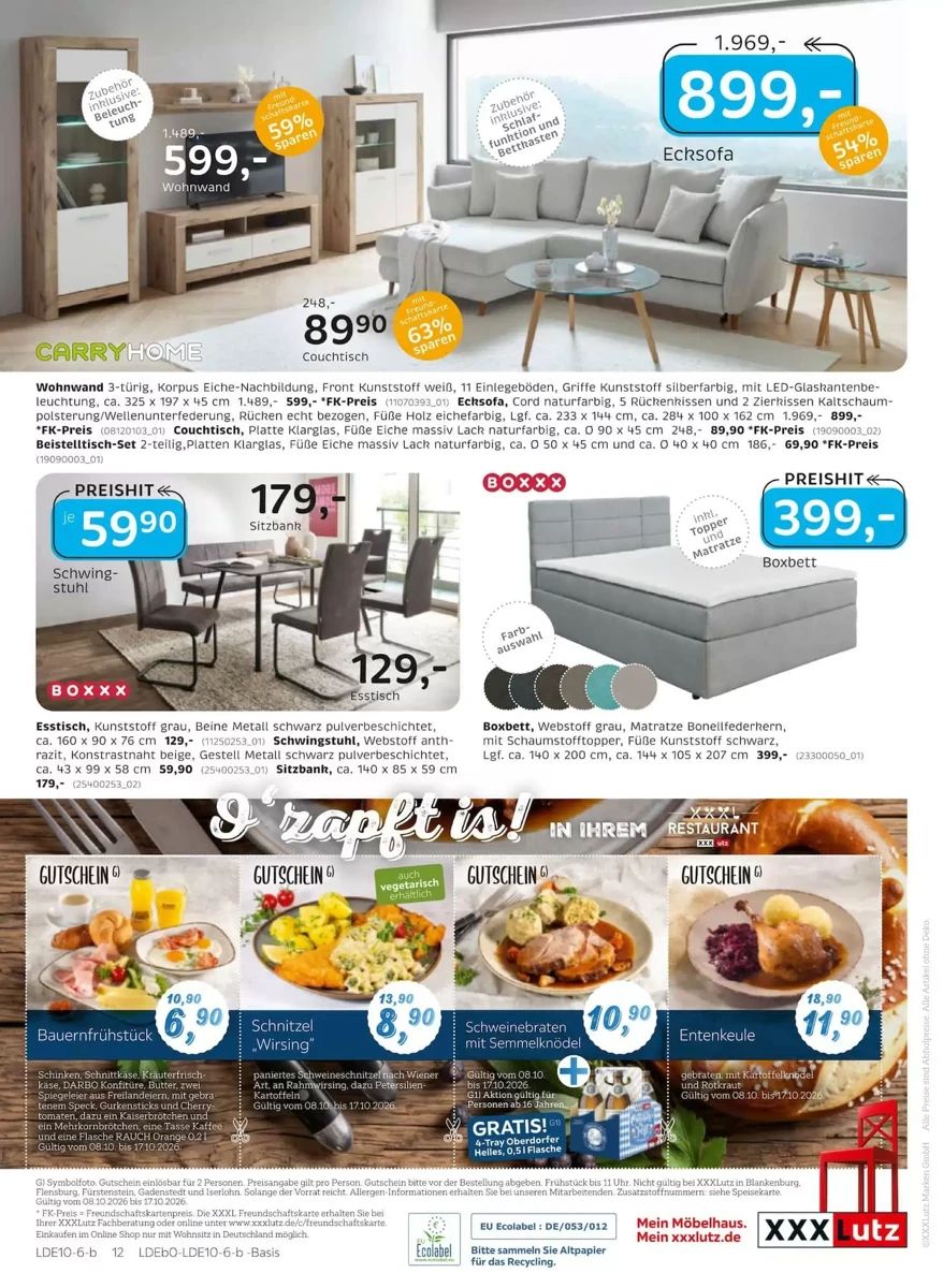Prospekt XXXLutz, Seite 28 von 28