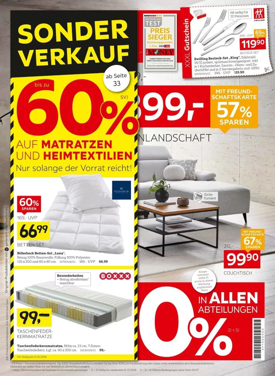 Prospekt XXXLutz, Seite 1 von 39