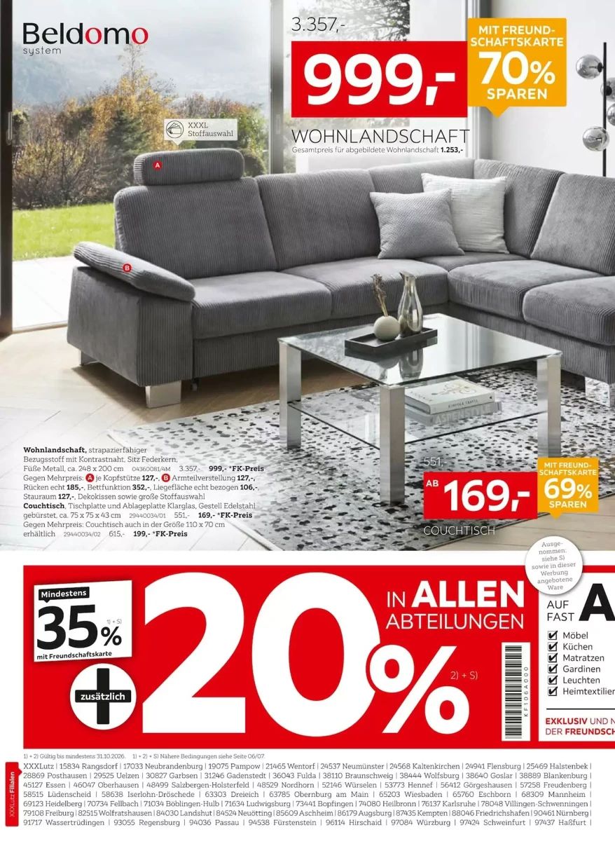 Prospekt XXXLutz, Seite 3 von 39