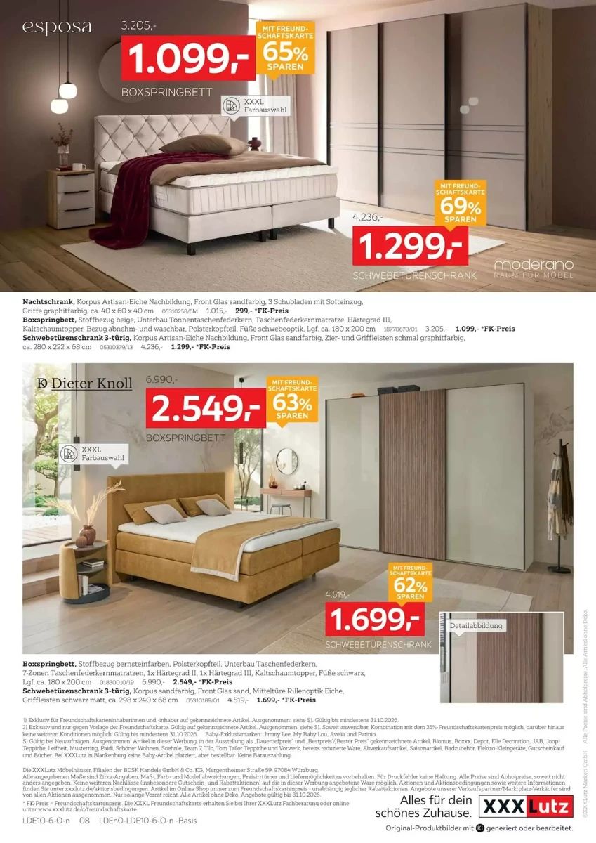 Prospekt XXXLutz, Seite 8 von 8