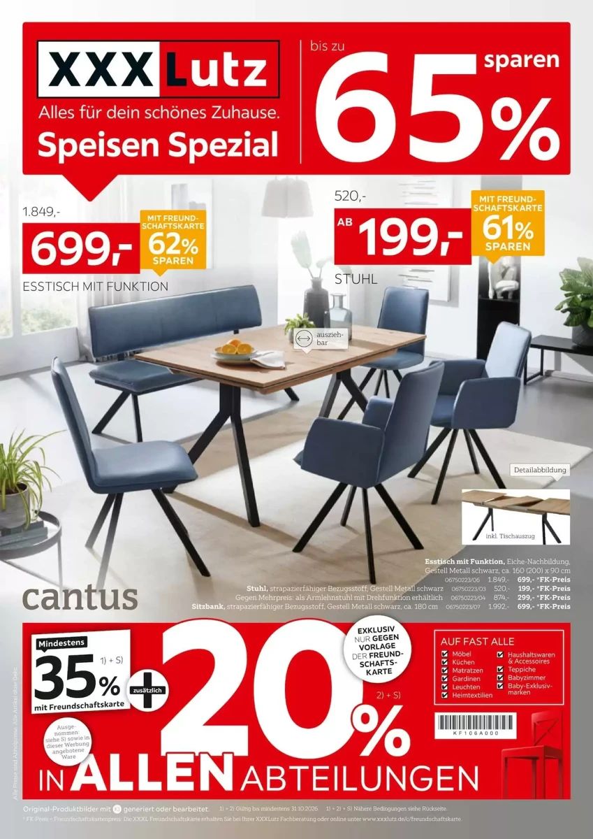 Prospekt XXXLutz, Seite 1 von 4