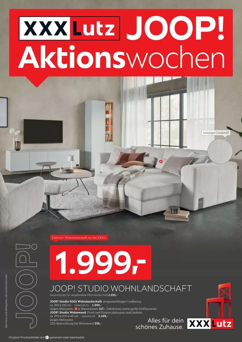 Prospekt XXXLutz, Seite 1 von 22